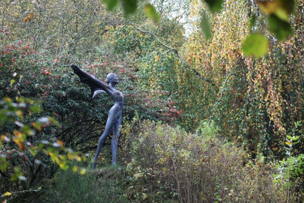 Winged woman